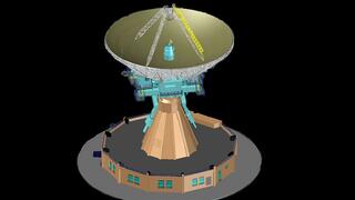 Radio telescope - CAD model created from measurement data