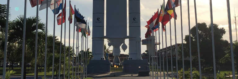 Ariana 6 launch vehicle in Kourou